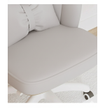 Obrotowy fotel biurowy, krzesło do pracowni, dla dziecka BUENO SZARE