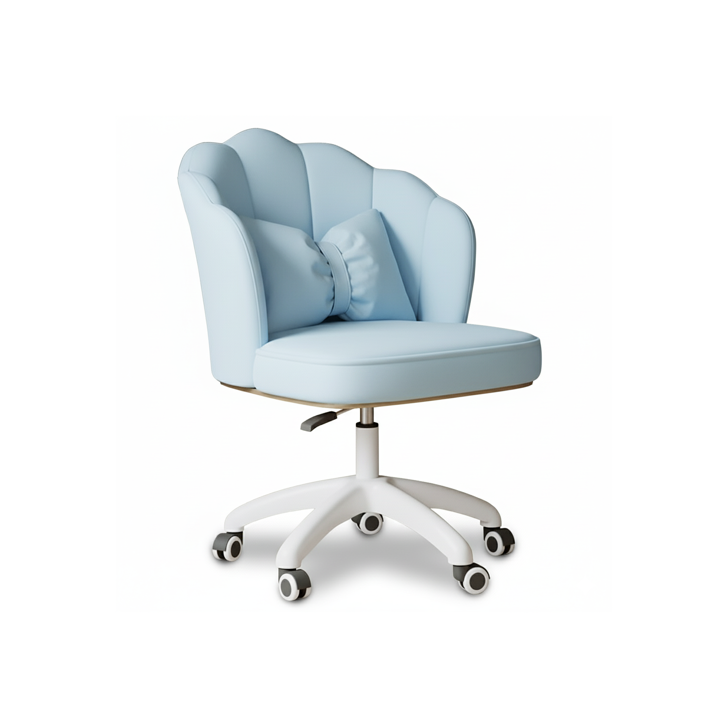 Obrotowy fotel biurowy, krzesło do pracowni, dla dziecka BUENO Niebieskie
