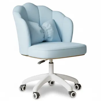 Obrotowy fotel biurowy, krzesło do pracowni, dla dziecka BUENO Niebieskie