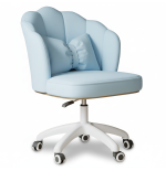 Obrotowy fotel biurowy, krzesło do pracowni, dla dziecka BUENO Niebieskie