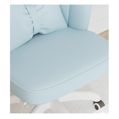 Obrotowy fotel biurowy, krzesło do pracowni, dla dziecka BUENO Niebieskie