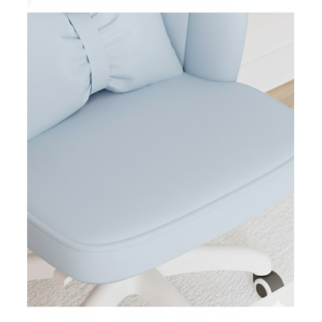 Obrotowy fotel biurowy, krzesło do pracowni, dla dziecka BUENO Niebieskie