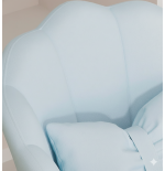 Obrotowy fotel biurowy, krzesło do pracowni, dla dziecka BUENO Niebieskie