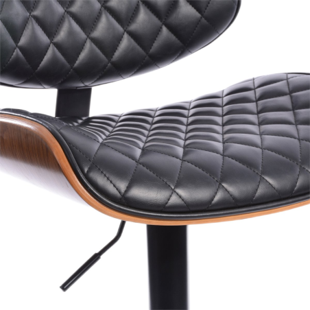 Hoker barowy, obrotowy, do kuchni, salonu MORA CZARNY