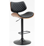 Hoker barowy, obrotowy, do kuchni, salonu MORA CZARNY