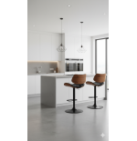 Hoker barowy, obrotowy, do kuchni, salonu MORA CZARNY