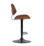 Hoker barowy, obrotowy, do kuchni, salonu MORA CZARNY