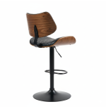 Hoker barowy, obrotowy, do kuchni, salonu MORA CZARNY
