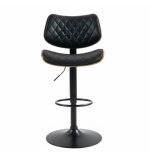 Hoker barowy, obrotowy, do kuchni, salonu MORA CZARNY