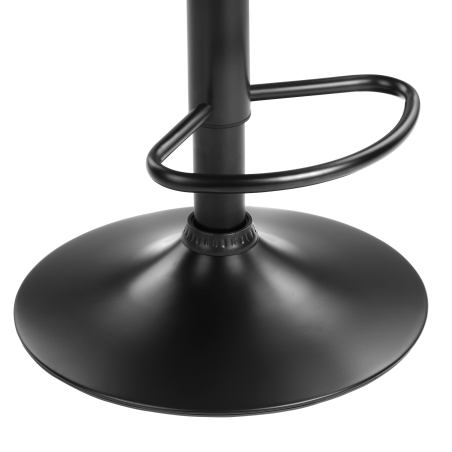 Hoker barowy, obrotowy, do kuchni, salonu RITA CZARNY