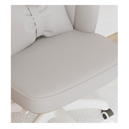 Obrotowy fotel biurowy, krzesło do pracowni, dla dziecka BUENO SZARE