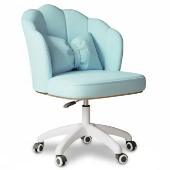 Obrotowy fotel biurowy, krzesło do pracowni, dla dziecka BUENO Turkusowe