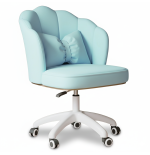 Obrotowy fotel biurowy, krzesło do pracowni, dla dziecka BUENO Turkusowe