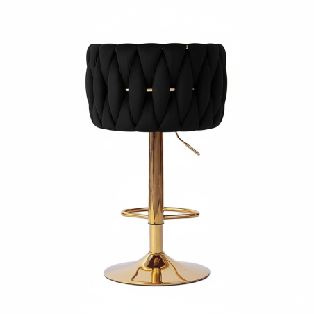 Hoker regulowany Glamour Loft Pleciony MARBELLA czarny