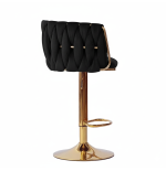 Hoker regulowany Glamour Loft Pleciony MARBELLA czarny