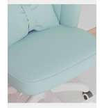 Obrotowy fotel biurowy, krzesło do pracowni, dla dziecka BUENO Turkusowe