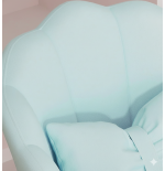 Obrotowy fotel biurowy, krzesło do pracowni, dla dziecka BUENO Turkusowe