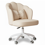 Obrotowy fotel biurowy, krzesło do pracowni, dla dziecka BUENO beżowe