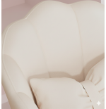 Obrotowy fotel biurowy, krzesło do pracowni, dla dziecka BUENO beżowe