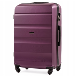 AT01, Duża walizka podróżna Wings L, Dark purple