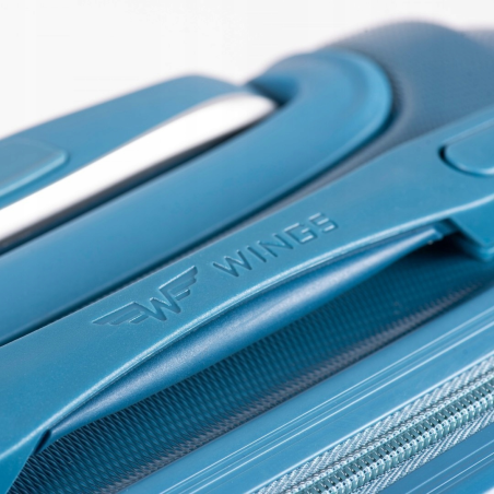 K310, Duża walizka podróżna Wings L, Cyan