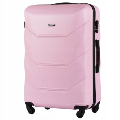 WALIZKA WINGS DUŻA 147 PEACOCK 88L LIGHT PINK