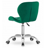 Krzesło obrotowe RIVELLO VELVET DARK GREEN