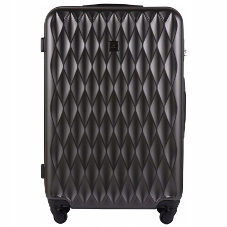 Walizka twarda duża Wings ABS TD190 L D.GREY 97 l
