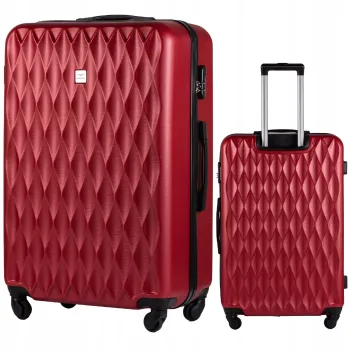 Walizka twarda duża Wings ABS WHITE EAGLE 97 l