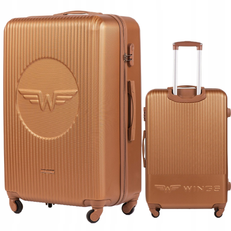 Walizka duża Wings SWL01 brązowa 97 l