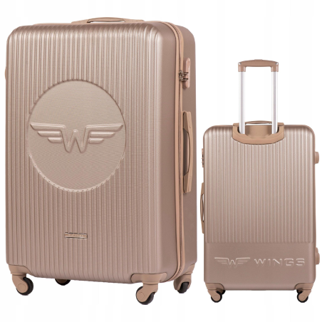 Walizka duża Wings SWL01 champagne 97 l