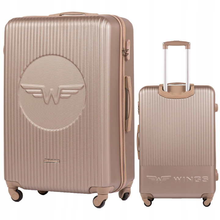 Walizka duża Wings SWL01 champagne 97 l