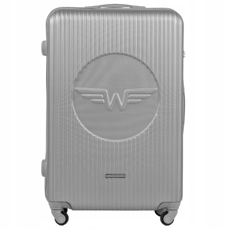 Walizka duża Wings SWL01 srebrna 97 l