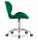 Krzesło obrotowe RIVELLO VELVET DARK GREEN