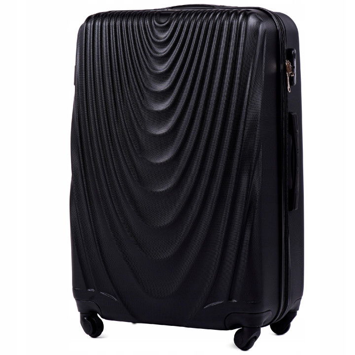 Walizka duża Wings ABS 304 L BLACK 97 l