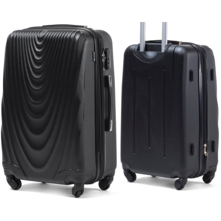 Walizka duża Wings ABS 304 L BLACK 97 l