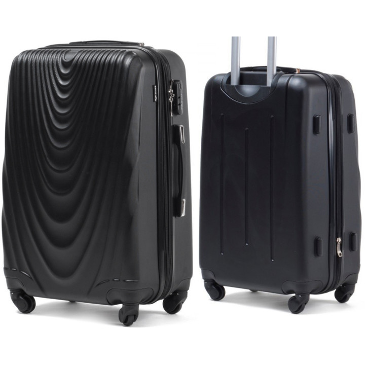 Walizka duża Wings ABS 304 L BLACK 97 l