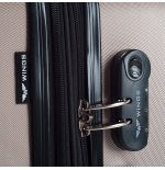 Walizka duża Wings ABS 304 L BLACK 97 l