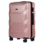 Walizka WINGS duża 78 cm x 49 cm x 29 cm 97 l ABS RÓŻANA