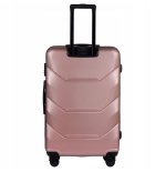 Walizka WINGS duża 78 cm x 49 cm x 29 cm 97 l ABS RÓŻANA