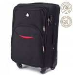 Walizka miękka duża Wings codura 1708(4) L BLACK97 l