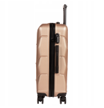 Walizka WINGS duża 78 cm x 49 cm x 29 cm 97 l ABS RÓŻANA