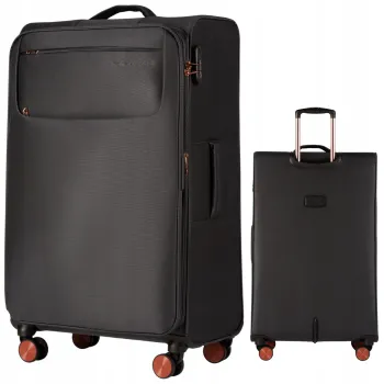 Walizka miękka duża Wings poliester TRN01 L GREY 96 l