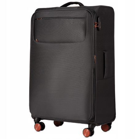 Walizka miękka duża Wings poliester TRN01 L GREY 96 l