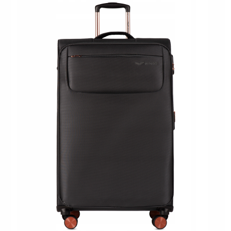 Walizka miękka duża Wings poliester TRN01 L GREY 96 l