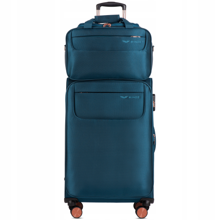 Walizka miękka duża Wings poliester TRN01 L TEAL96 l