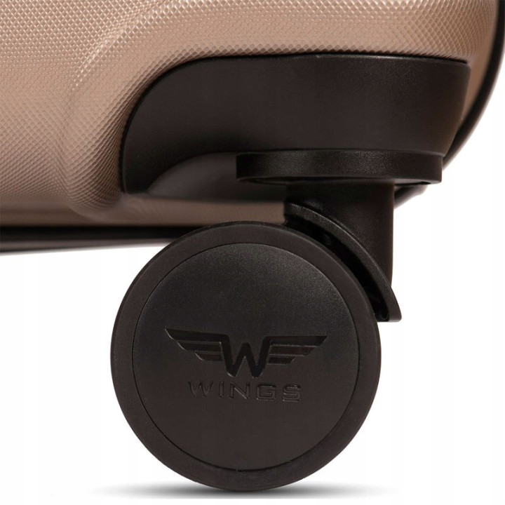 Wings Walizka twarda duża ABS 149 L YELLOW