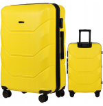 Walizka WINGS duża 148 L YELLOW 78 cm x 49 cm x 29 cm 97 l ABS