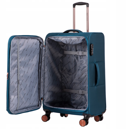 Walizka miękka duża Wings poliester TRN01 L TEAL96 l