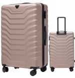 Walizka twarda duża ABS PEA01-L-CHAMPAGNE 97 l